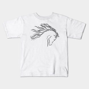 beautiful horse head Kids T-Shirt